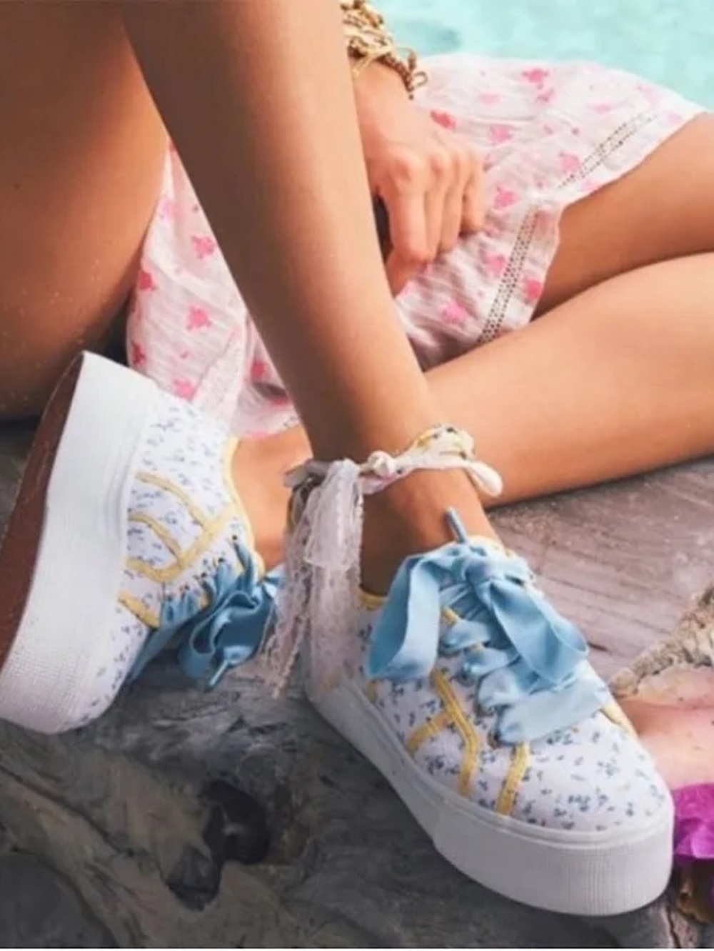 LoveShackFancy x Superga Platform Sneakers